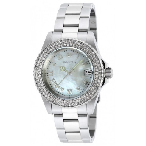 Invicta Angel Mother of Pearl Dial Stainless Steel Ladies Watch 19873 watches