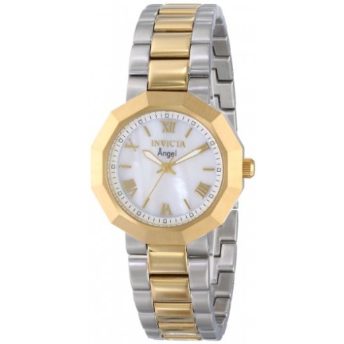 Invicta Angel Mother of Pearl Dial Two-tone Ladies Watch 0544 watches