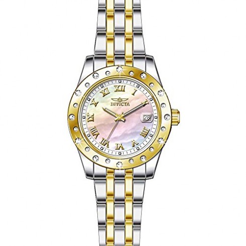 Invicta Angel Mother of Pearl Dial Two-tone Ladies Watch 17489 watches