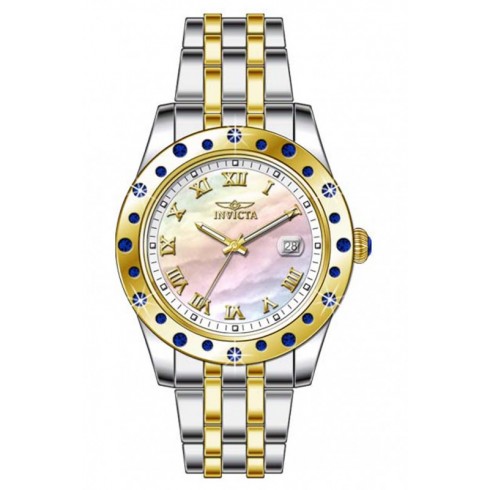 Replica Invicta Angel Mother of Pearl Dial Two-tone Ladies Watch 18982 Watch