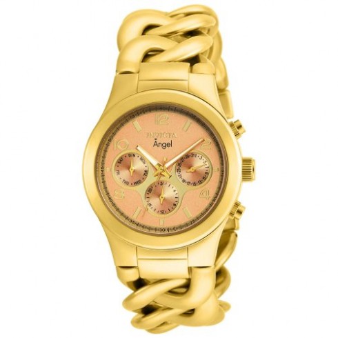 Invicta Angel Multi-Function Champagne Dial Gold-plated Ladies Watch 15140 watches