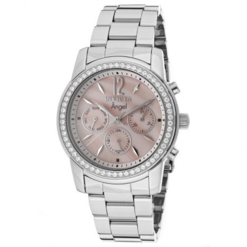 Invicta Angel Multi-Function Mother of Pearl Dial Stainless Steel Ladies Watch 11769 watches