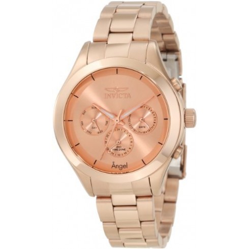 Invicta Angel Multi-Function Rose Dial Rose Gold-plated Ladies Watch 12467 watches