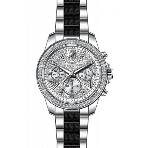Invicta Angel Multi-Function Silver Crystal-set Stainless Steel Ladies Watch 20510 watches