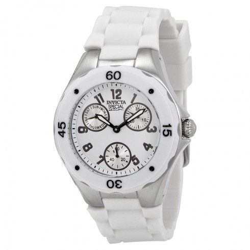 Invicta Angel Multi-Function White Dial White Silicone Ladies Watch 18786 watches