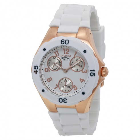 Invicta Angel Multi-Function White Dial White Silicone Ladies Watch 18798 watches