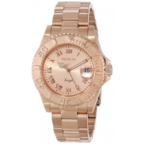 Invicta Angel Rose Dial Rose Gold-tone Ladies Watch 14322 watches