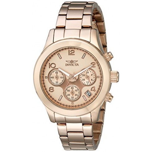 Replica Invicta Angel Rose Gold Dial Ladies Chronograph Watch 19218 Watch