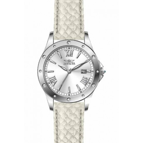 Invicta Angel Silver Dial Beige Leather Ladies Watch 14317 watches