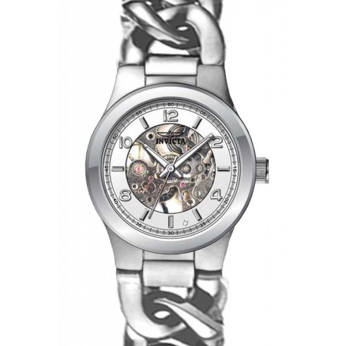 Invicta Angel Silver Skeleton Dial Stainless Steel Twist Ladies Watch 17250 watches