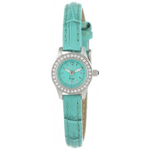 Invicta Angel Teal Dial Teal Synthetic Leather Ladies Watch 13660 watches