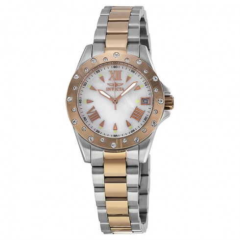 Invicta Angel Two-Tone Swarovski Crystal Accented Ladies Watch 12856 watches