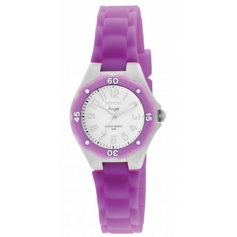 Invicta Angel White Dial Purple Silicone Ladies Watch 1613 watches