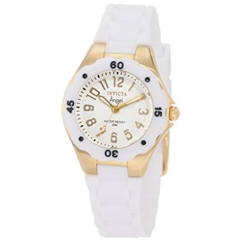 Invicta Angel White Dial White Polyurethane Ladies Watch 1628 watches
