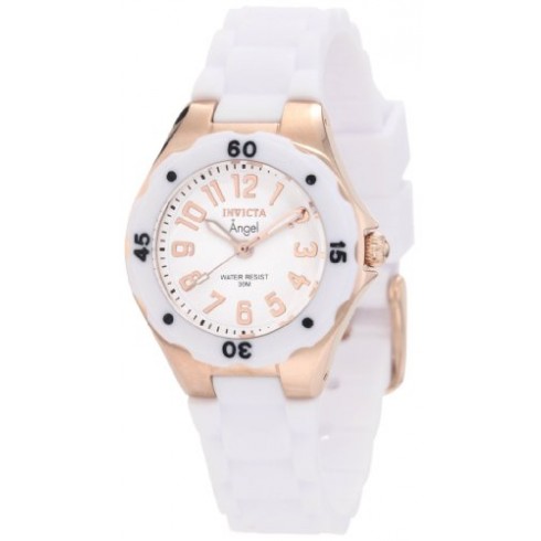 Invicta Angel White Dial White Polyurethane Ladies Watch 1630 watches