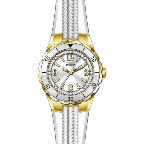 Invicta Angel White Dial White Polyurethane Ladies Watch 17484 17484 watches