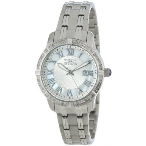 Invicta Angel White Oyster Dial Stainless Steel Ladies Watch 14993 watches