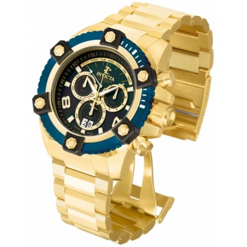 Invicta Arsenal Chronograph Black Dial Gold-tone PVD Men's Watch 80186 watches