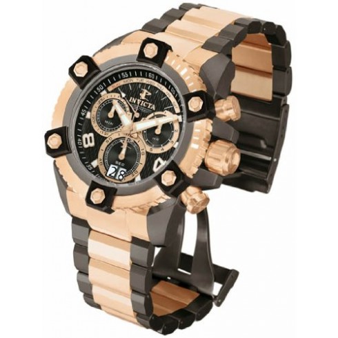 Replica Invicta Arsenal Chronograph Black Dial Two-Tone Stainless Steel Men's Watch 12987 Watch