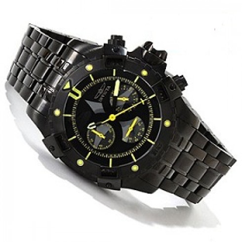 Invicta Aviator Chronograph Black Dial Black IP Stainless Steel Men's Watch 1745 watches