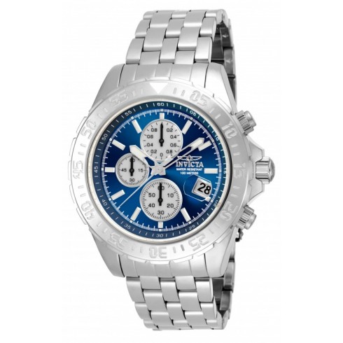 Invicta Aviator Chronograph Blue Dial Stainless Steel Men's Watch 18849 watches