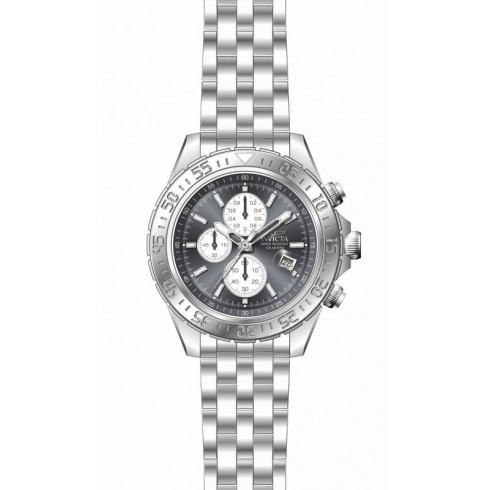 Invicta Aviator Chronograph Charcoal Dial Stainless Steel Men's Watch 18850 watches