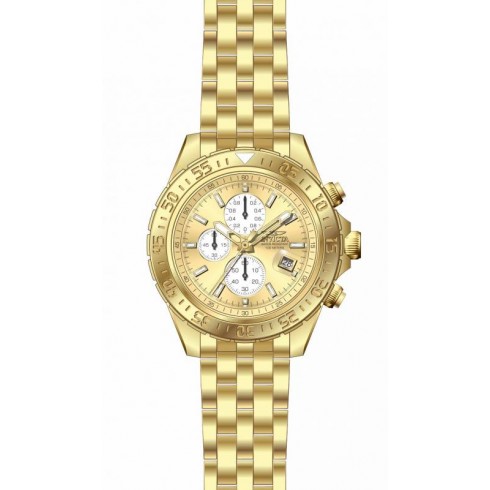 Invicta Aviator Chronograph Gold Dial Gold-plated Men's Watch 18854 watches