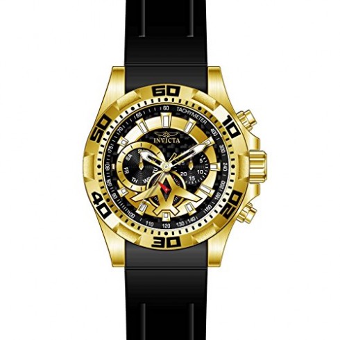 Invicta Aviator Multi-Function Black Carbon Fiber Dial Black Polyurethane Men's Watch 21738 watches