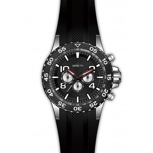 Invicta Aviator Multi-Function Black Dial Black Polyurethane Men's Watch 20375 watches