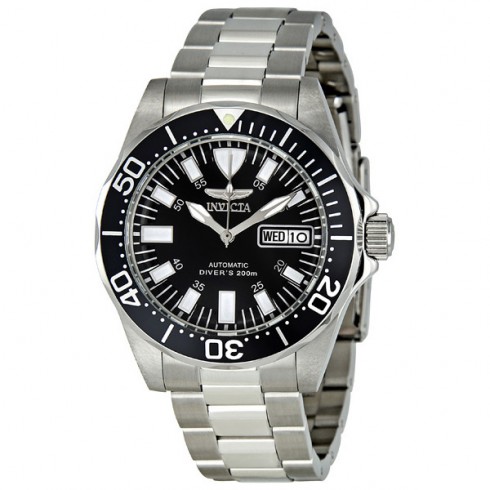 Invicta Black Dial Diver Stainless Steel Men's Watch 7041 watches
