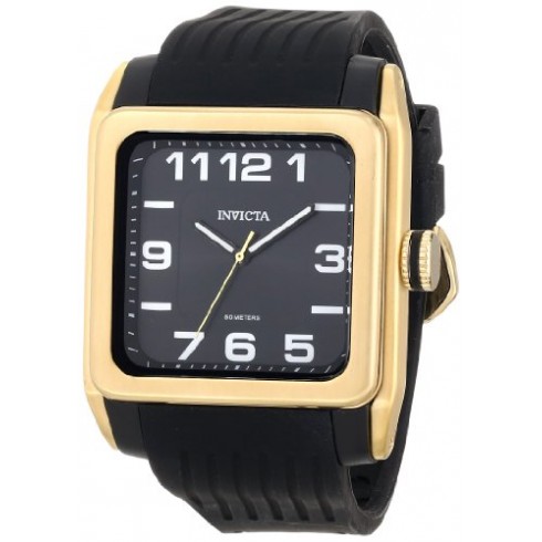 Invicta BLU Black Dial Black Rubber Men's Watch 16499 watches