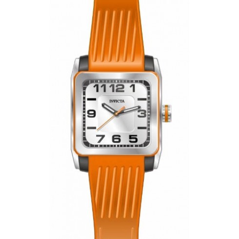 Invicta Blu White Dial Orange Silicone Men's Watch 16441 watches