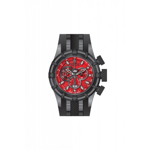 Invicta Bold Chronograph Red Dial Black Polyurethane Men's Watch 80669 watches