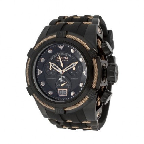 Invicta Bolt Chronograph Black Dial Black Stainless Steel and Rubber Men's Watch 12300 watches