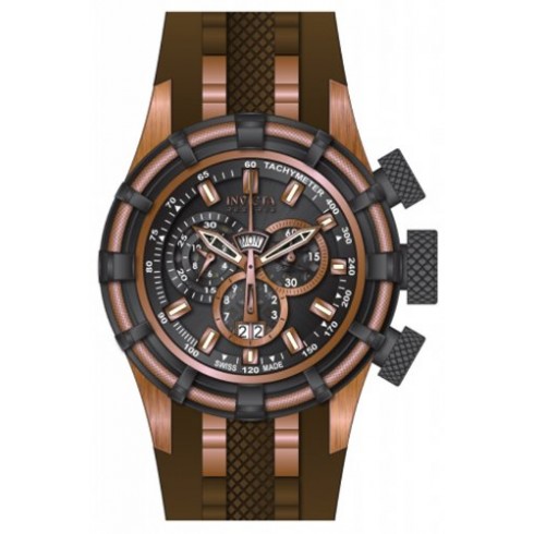 Invicta Bolt Chronograph Black Dial Brown Ion-plated Men's Watch 80667 watches