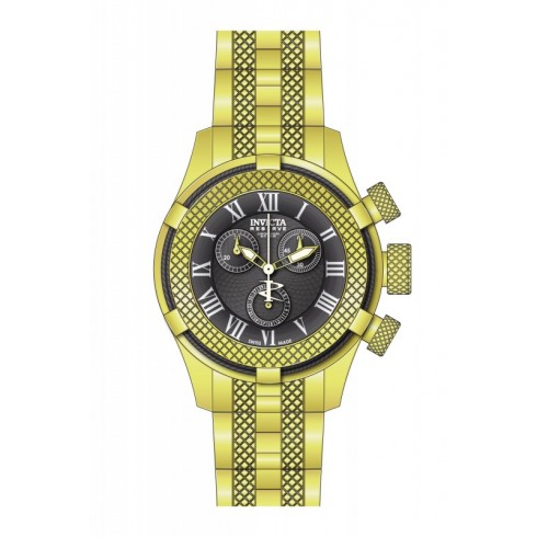 Invicta Bolt Chronograph Black Dial Gold-plated Ladies Watch 17159 watches