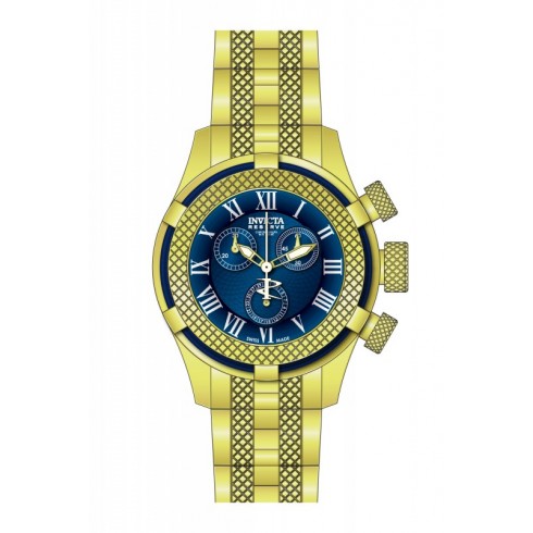 Invicta Bolt Chronograph Blue Dial Gold-plated Ladies Watch 17158 watches