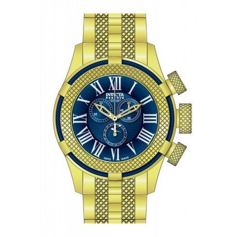 Invicta Bolt Chronograph Blue Dial Gold-plated Men's Watch 17164 watches