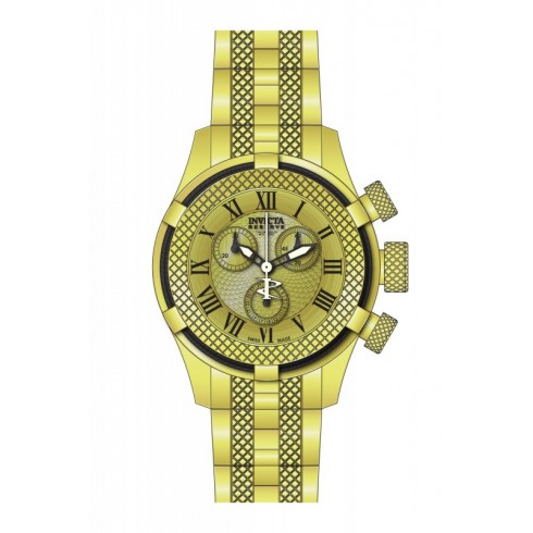 Invicta Bolt Chronograph Gold Dial Gold-plated Ladies Watch 17157 watches