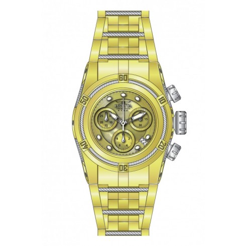 Invicta Bolt Chronograph Gold Dial Gold-tone Ladies Watch 16110 watches
