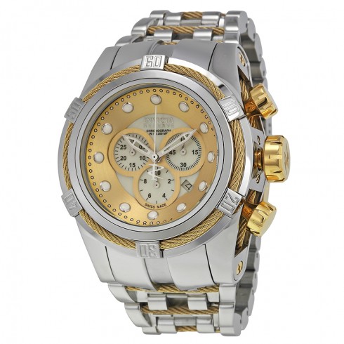 Invicta Bolt Chronograph Gold Dial Stainless Steel Men's Watch 12746 watches