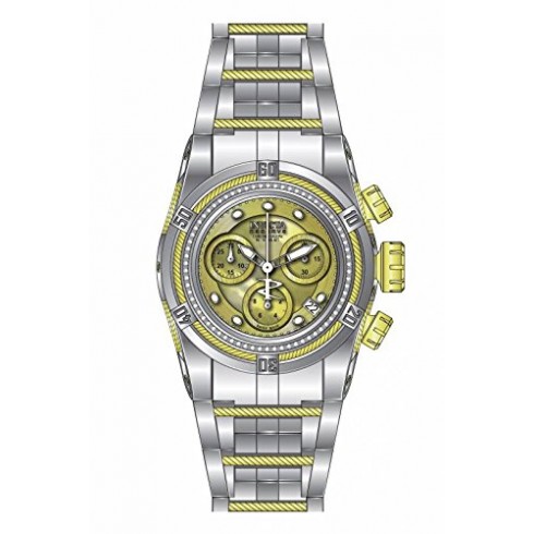 Invicta Bolt Chronograph Gold Dial Stainless Steel Men's Watch 15451 watches