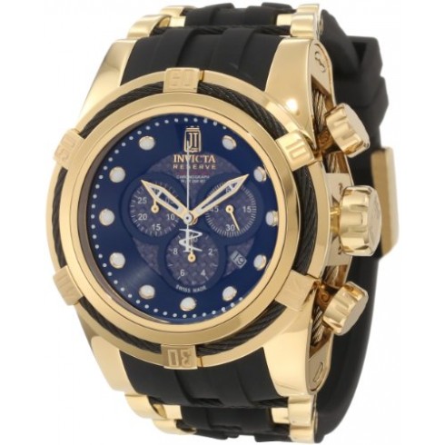 Invicta Bolt Chronograph grey Dial Black Rubber Men's Watch 12955 watches