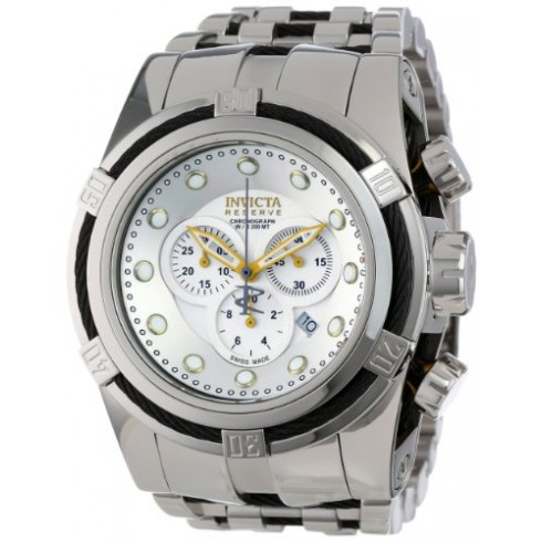 Invicta Bolt Chronograph Silver Dial Stainless Steel Men's Watch 14067 watches