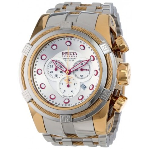 Invicta Bolt Chronograph Silver Dial Stainless Steel Men's Watch 14068 watches