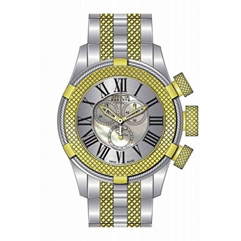 Invicta Bolt Chronograph Silver Dial Two-tone Men's Watch 17436 watches