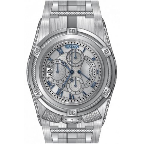 Invicta Bolt Chronograph Silver-tone Dial Stainless Steel Men's Watch 12670 watches