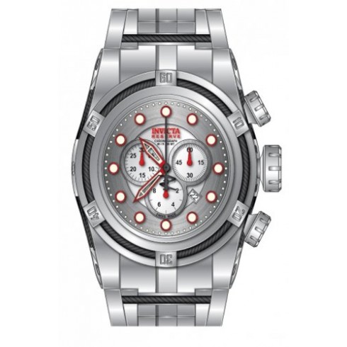 Invicta Bolt Chronograph Silver-tone Dial Stainless Steel Men's Watch 14064 watches