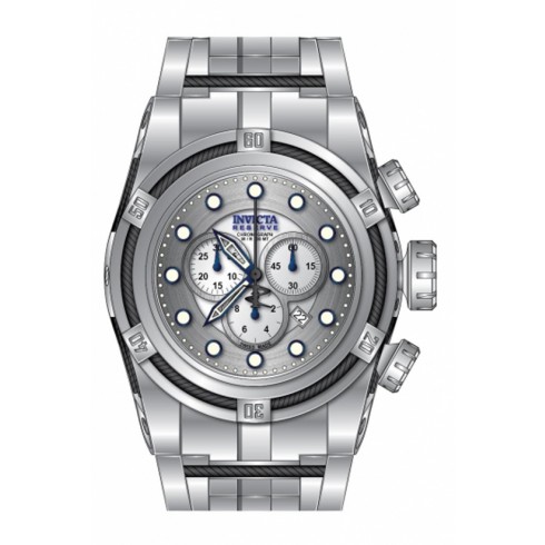 Invicta Bolt Chronograph Silver-tone Dial Stainless Steel Men's Watch 14066 watches