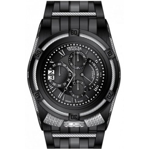 Invicta Bolt Chronograph Stainless Steel Black PVD Men's Watch 12675 watches